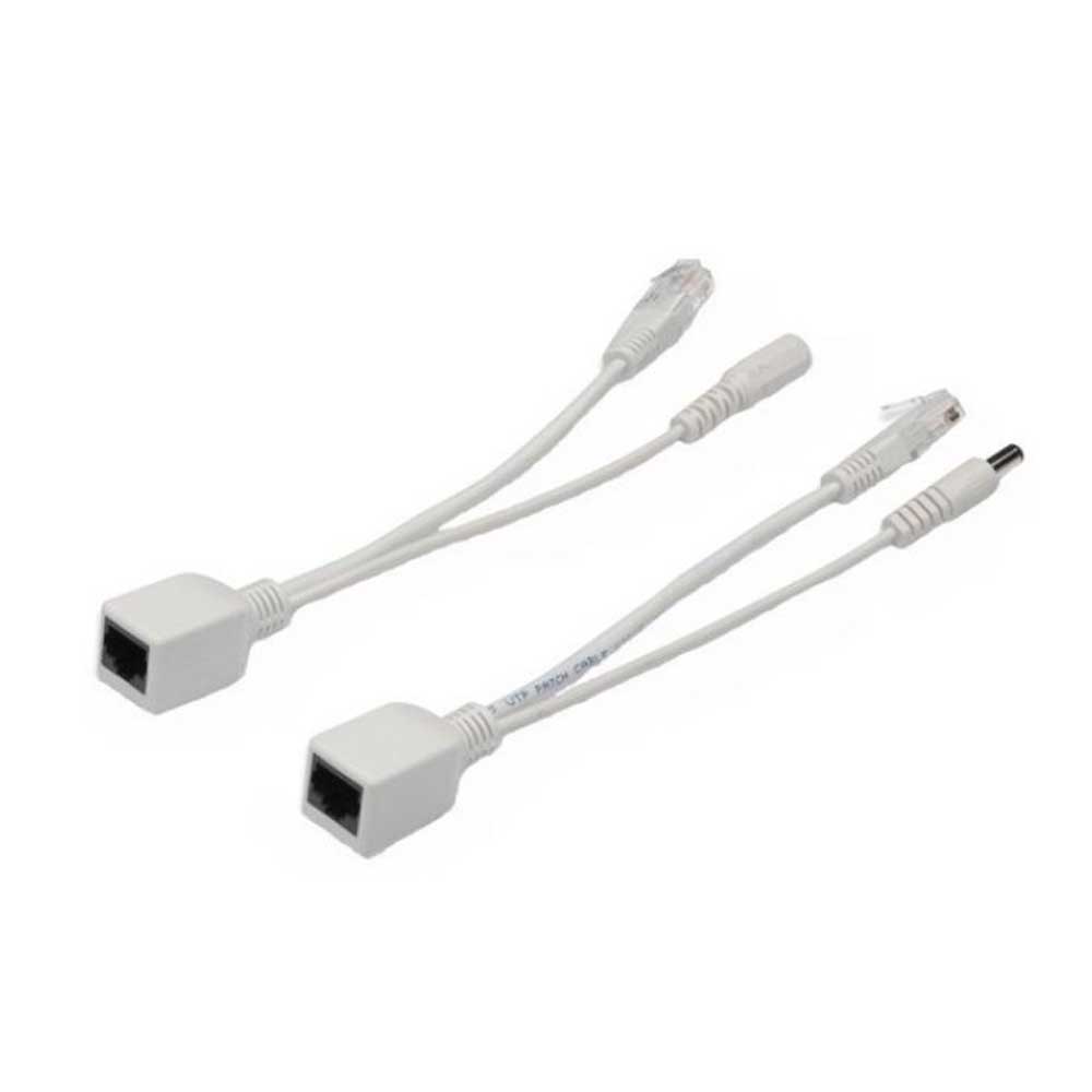 Pasif PoE Enjektör Kablo Seti - Beyaz