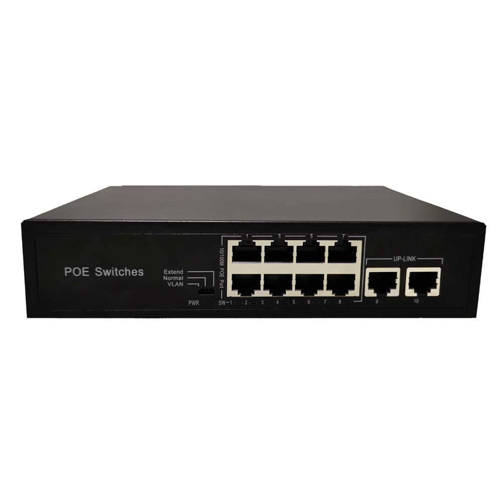 PR-P08M2 megabit POE switch