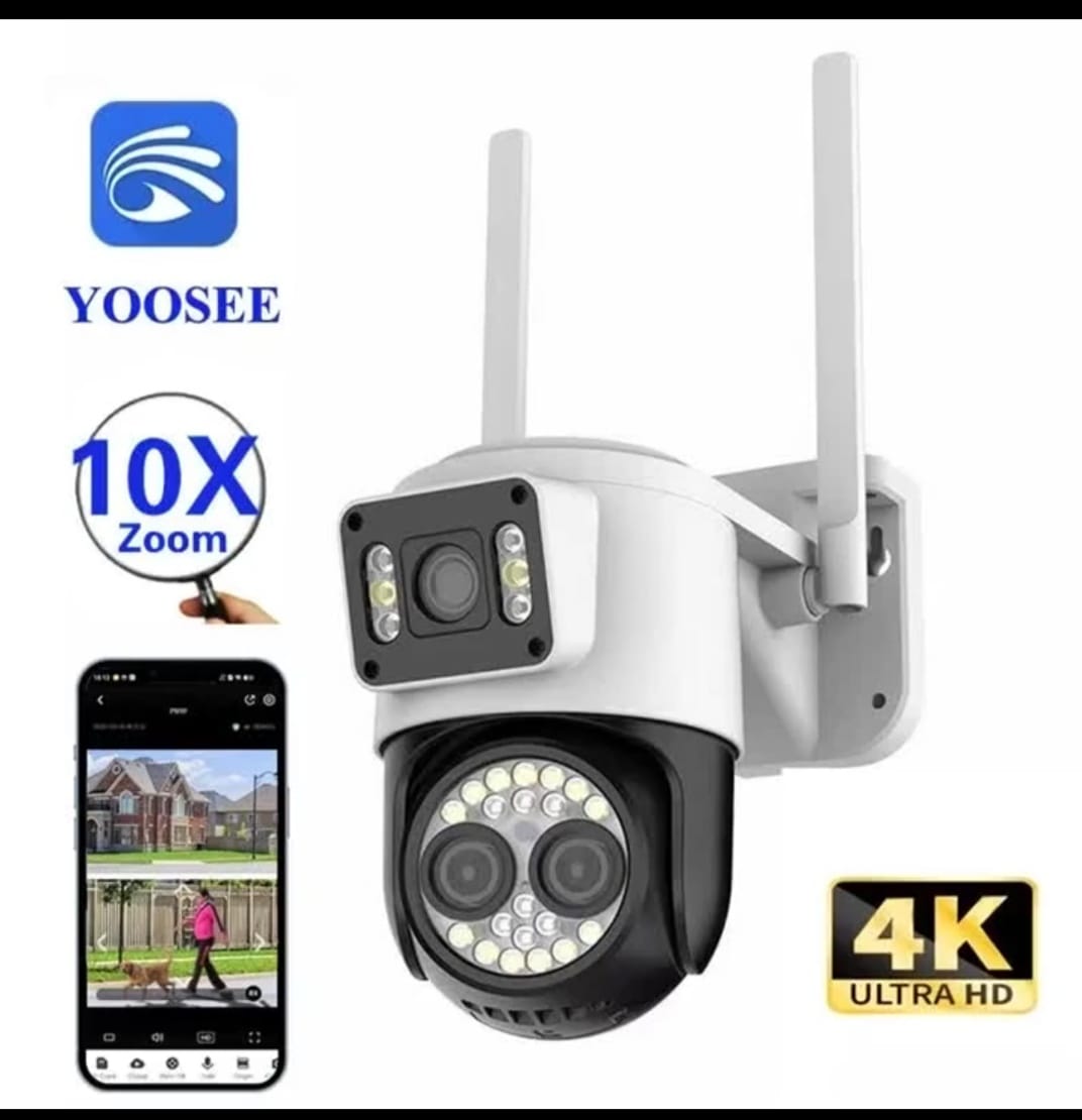 10x zoom wifi çift kameralı kablosuz kamera